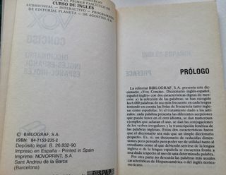 Diccionario VOX Inglés Español conciso de bolsillo