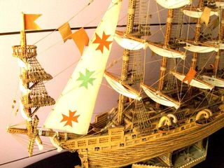 MAQUETA DE BARCO ANTIGUO GALEÓN (Negociable)