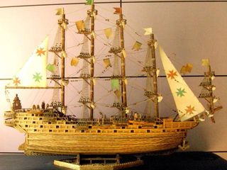 MAQUETA DE BARCO ANTIGUO GALEÓN (Negociable)