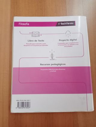 Filosofía 1 Bachillerato. Ed MC Graw Hill