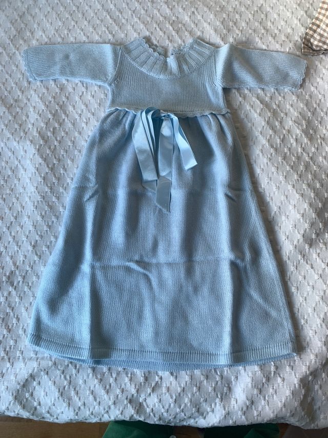 Faldón azul bebé desde recién nacido