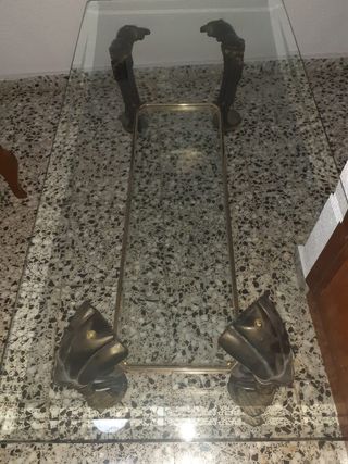 mesa de cristal
