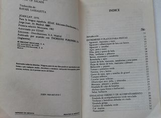 Recetas EL LIBRO DE LAS ENSALADAS de bolsillo