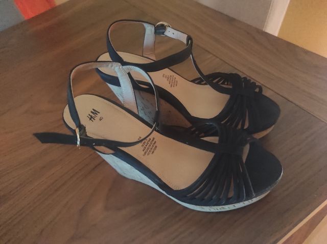 sandalias de plataforma de H&M