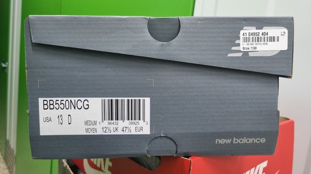 NEW BALANCE 550 TALLA 47.5 - 13 LA RAMS A ESTRENAR