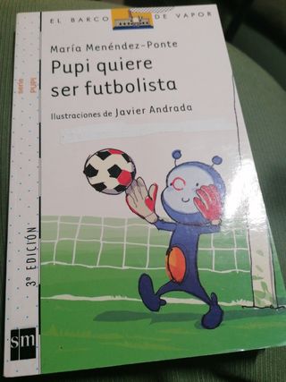 Libro infantil "Pupi quiere ser futbolista"