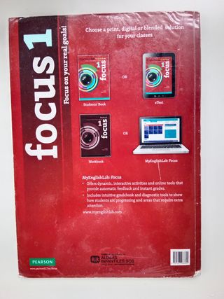 Libro inglés Focus 1° bachillerato