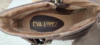 botines tacón mujer marrón talla 41