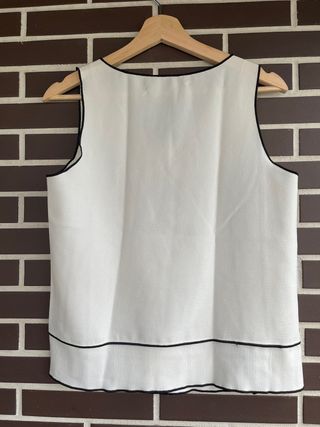 Blusa bicolor de Zara