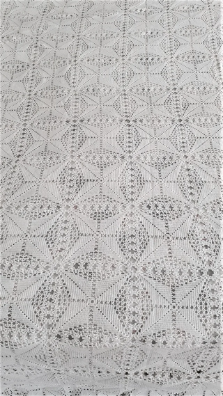 COLCHA ARTESANAL ANTIGUA DE GANCHILLO