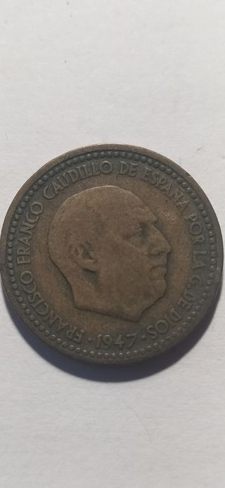 Una peseta de Franco *50