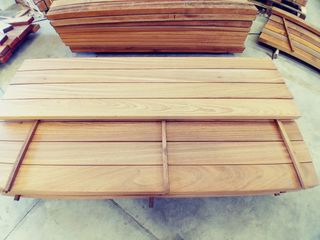 Legno tropicale per panche