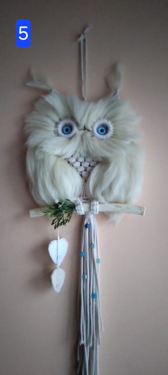 Búho macramé