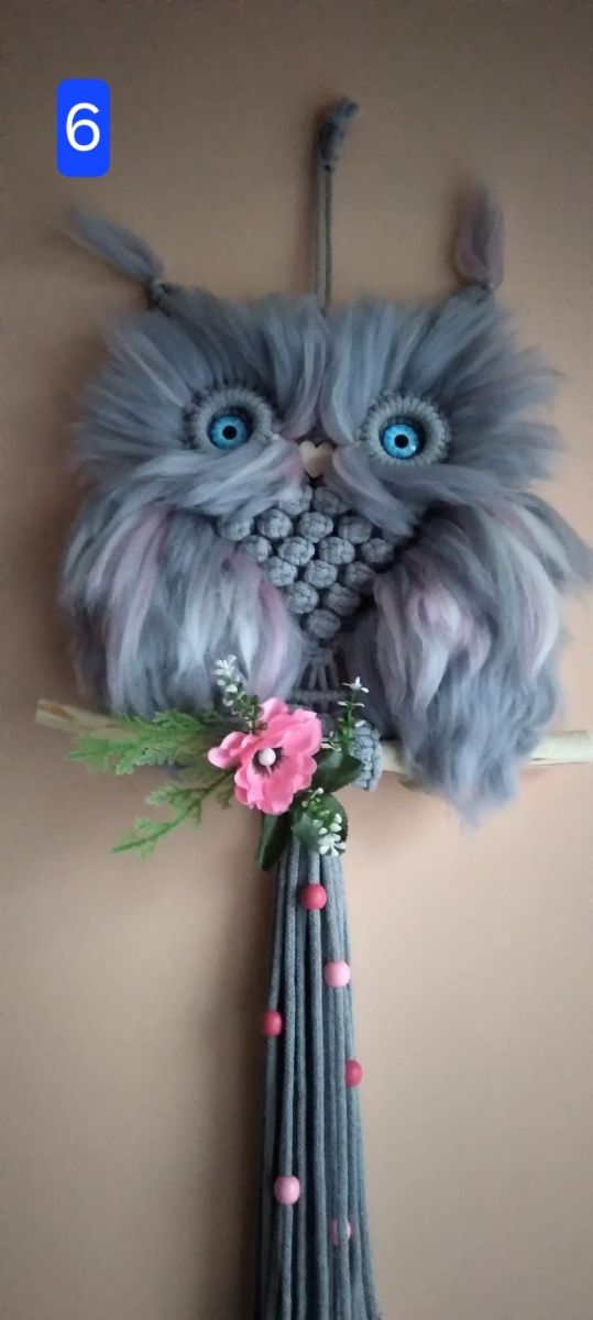 Búho macramé