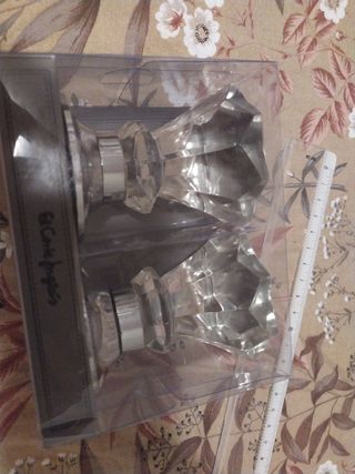 2 pomos de cristal de El Corte Ingles