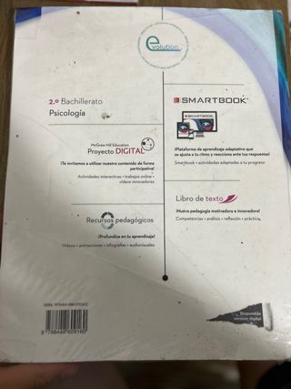 VENDO LIBRO DE 2 BACHILLERATO PSICOLOGÍA