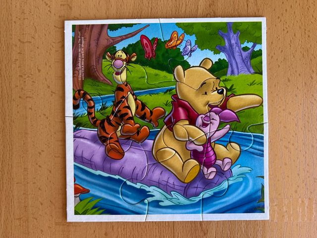 5 PUZZLES WINNIE THE POOH DISNEY - CLEMENTONI