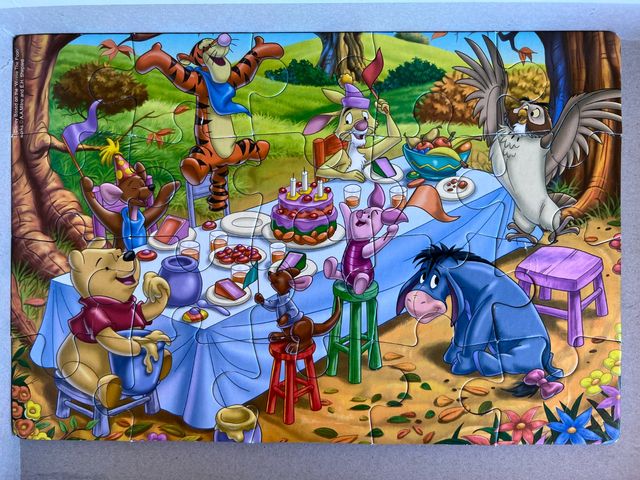 5 PUZZLES WINNIE THE POOH DISNEY - CLEMENTONI