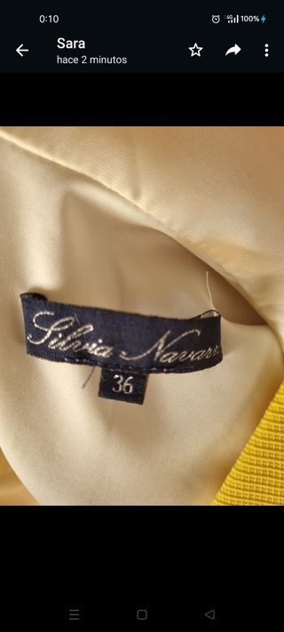 Vestido Silvia Navarro
