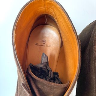 Massimo Dutti = botines = ante marron = talla 45