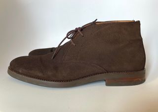 Massimo Dutti = botines = ante marron = talla 45