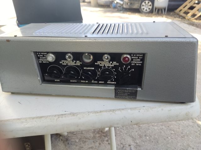 AMPLIFICADOR antiguo Heurtier