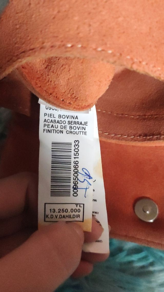 Pequeño bolso naranja