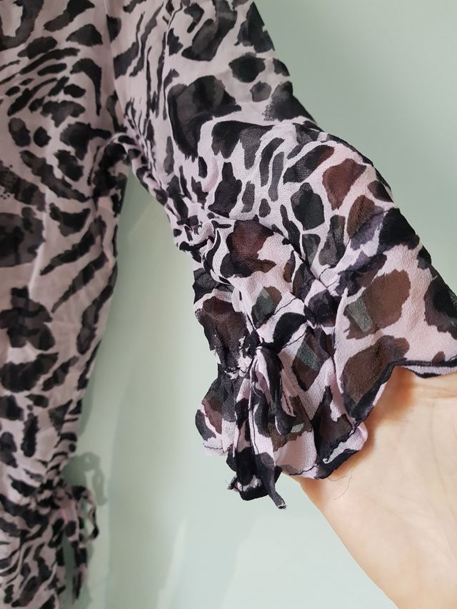 Copricostume Bluemarine 100% seta semitrasparente