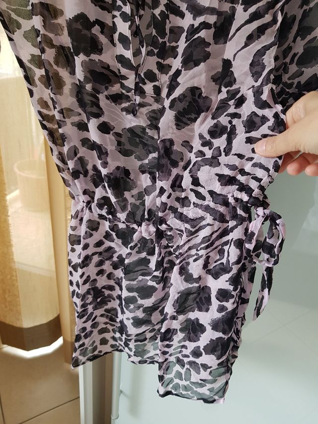 Copricostume Bluemarine 100% seta semitrasparente