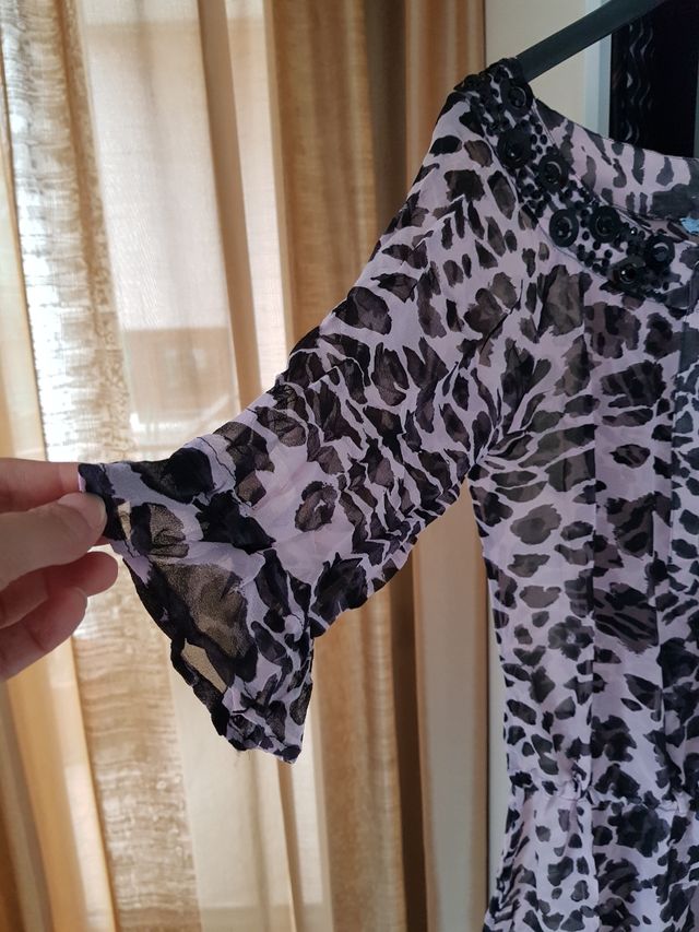 Copricostume Bluemarine 100% seta semitrasparente