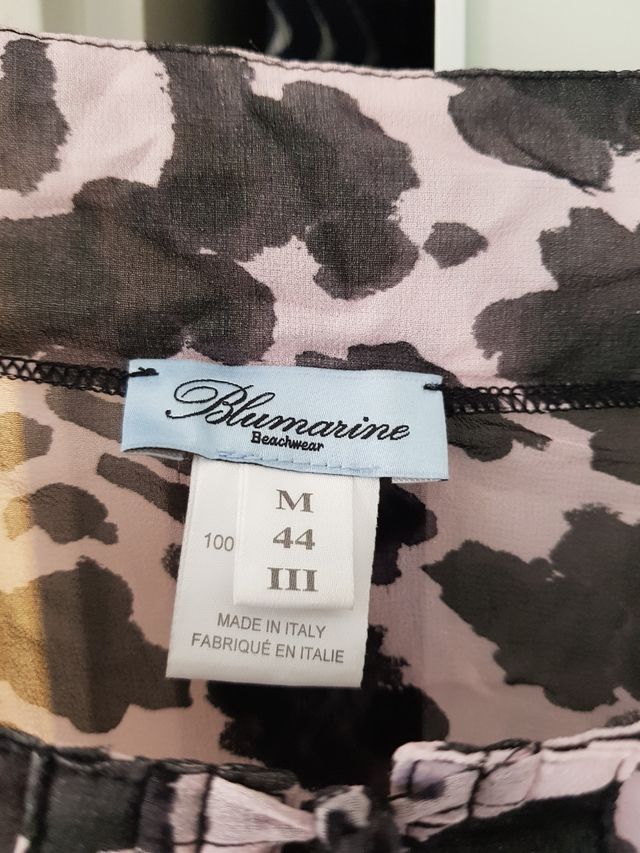 Copricostume Bluemarine 100% seta semitrasparente