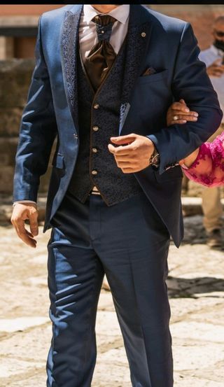 Traje Novio Roberto Vicentti 