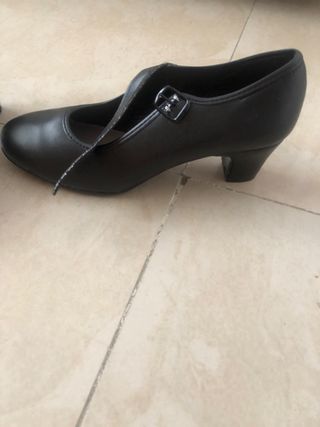 Tacones flamenco talla 36