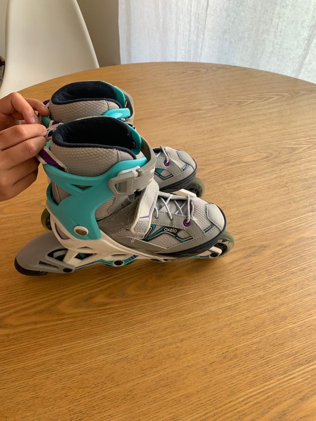 Pattini da ragazza in linea Oxelo taglia 29-32