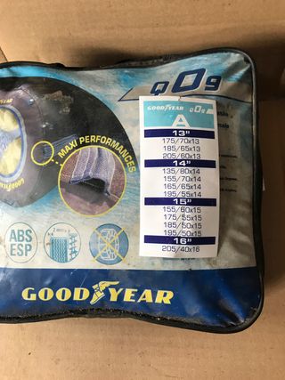 Fundas para nieve marca Goodyear nuevas