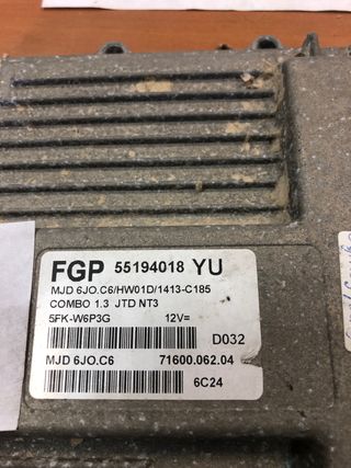 Centralita motor opel FGP 55194018 YU