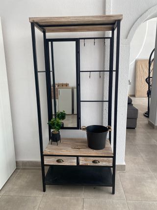 MUEBLE ENTRADA CON PERCHERO, ESPEJO Y ZAPATERO!!