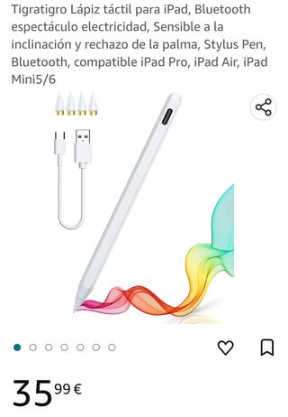 Lápiz táctil iPad bluetooth 