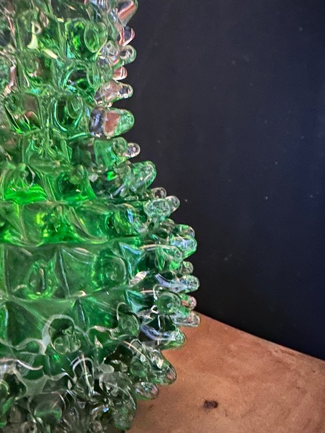ERCOLE BAROVIER 1930's JARRÓN CRISTAL d MURANO