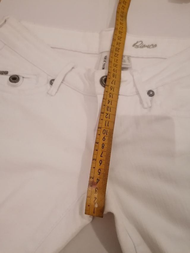 Vaquero blanco. talla 34