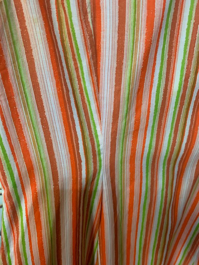 Vestido vintage de rayas