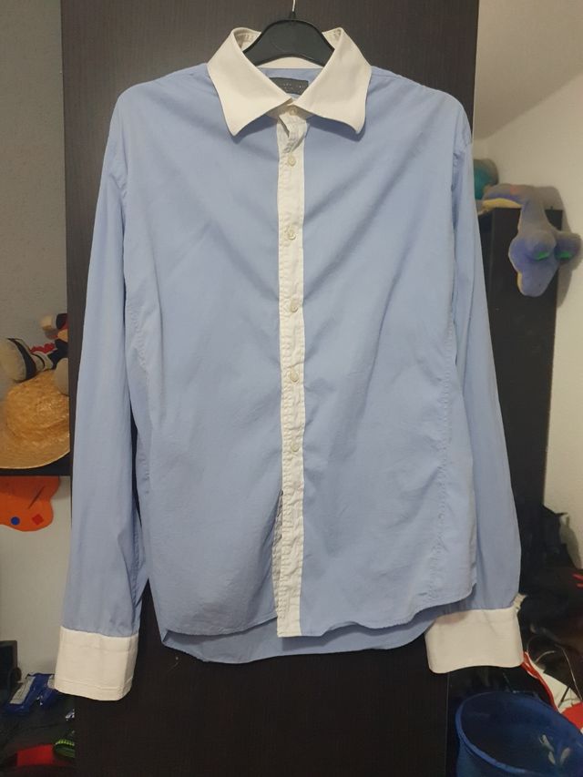 Camisa azul zara XL