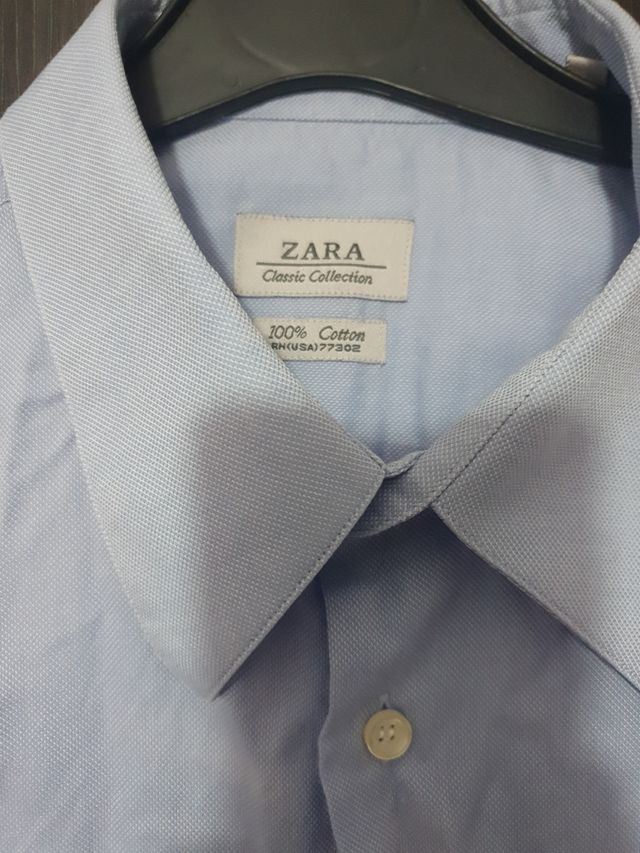 Camisa azul zara XL