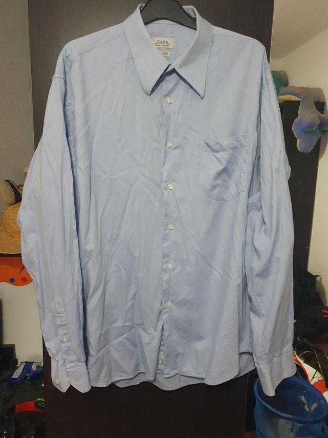 Camisa azul zara XL