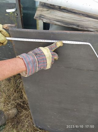 Puerta y puerta chapa doble hoja