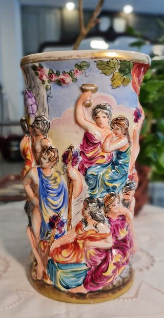 Jarrón Florero antiguo de J. M. Alvarez