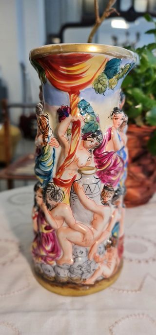 Jarrón Florero antiguo de J. M. Alvarez