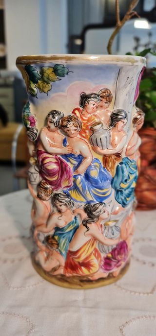 Jarrón Florero antiguo de J. M. Alvarez