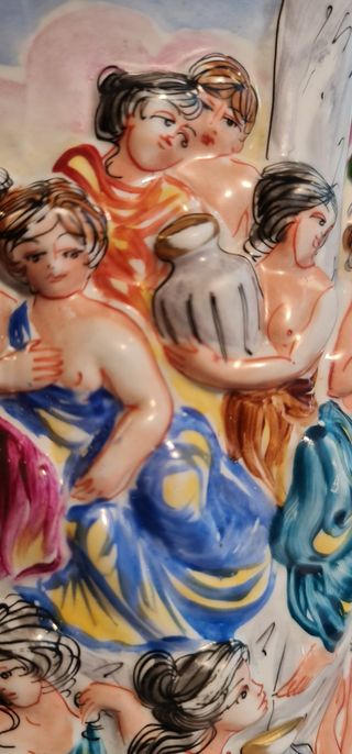 Jarrón Florero antiguo de J. M. Alvarez