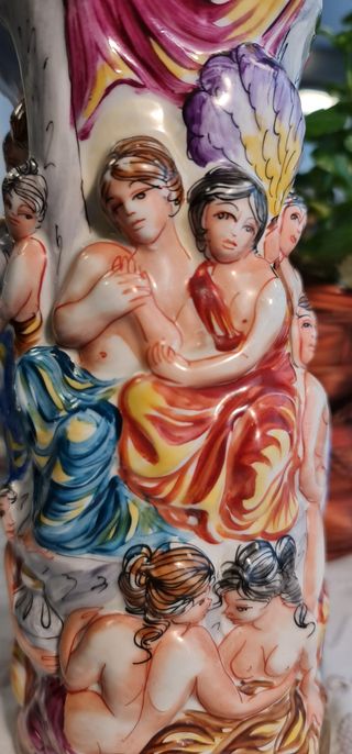 Jarrón Florero antiguo de J. M. Alvarez